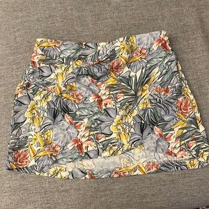 Zara mini skirt floral print size L